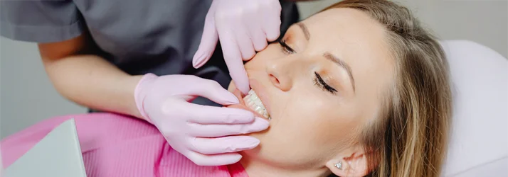 Oral surgeons performing urgent dental procedure in emergency scenario.